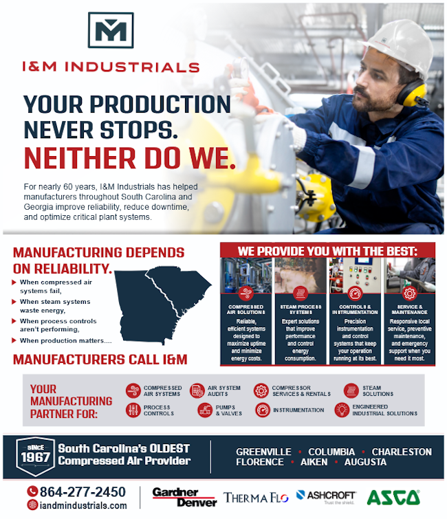 Page in the Upstate Business Journal for 10/2026